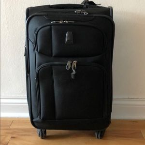 Delsey 21” Light-weight Black Carry-on Luggage